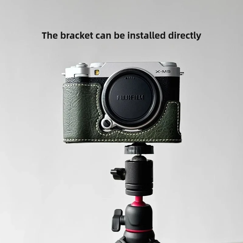 New camera protective case for FUJIFILM X-M5 camera case X-M5 camera bag xm5 pu leather case base shell