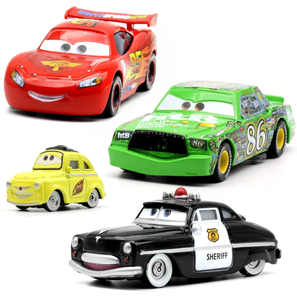 

ГОРЯЧАЯ ПРОДАЖА Disney Pixar Cars Lightning McQueen Mater Мини-гоночный автомобиль 1:55 Литые под давлением транспортные средства Коллекция игрушек Детский подарок на день рождения