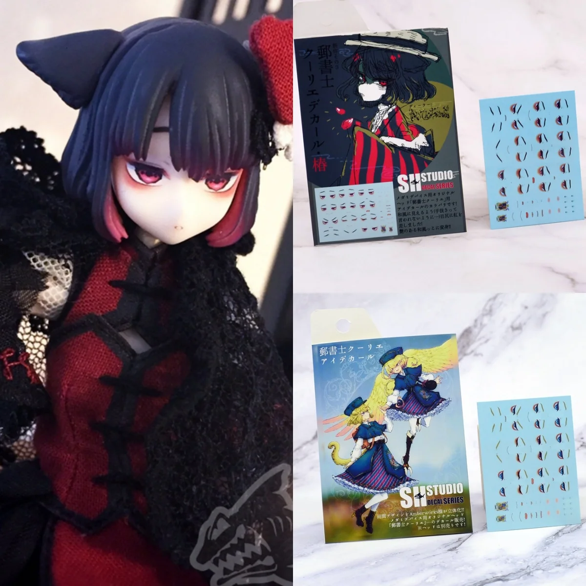 

[Без рисунка] SH STUDIO 1/12 Женский солдат, переноска почты, наклейки для глаз, водные наклейки, аксессуары для 6-дюймовой модели экшн-фигурки