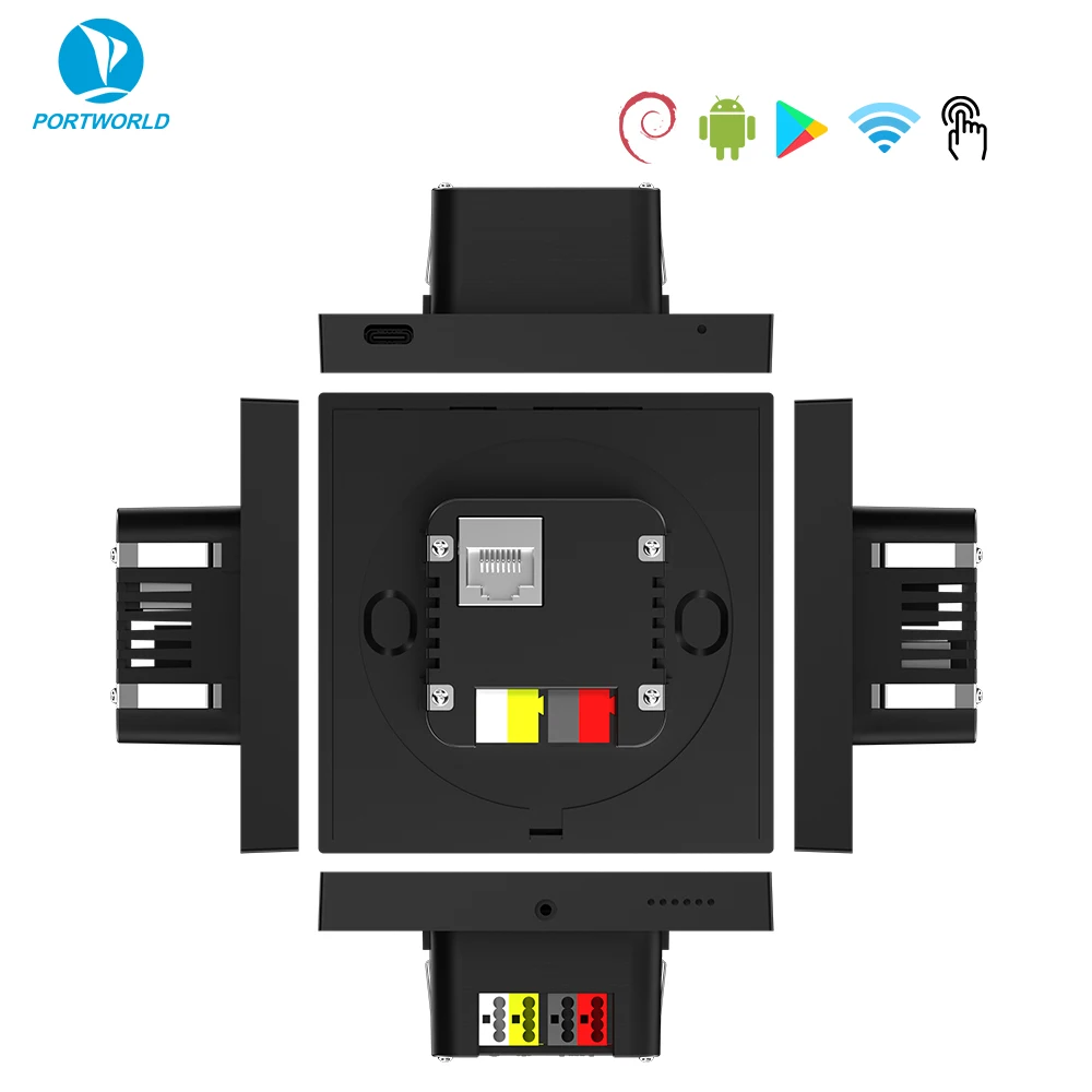 New Design 4 Inch KNX Touch Screen 480*480 Android Linux KNX Touch Screen Panel