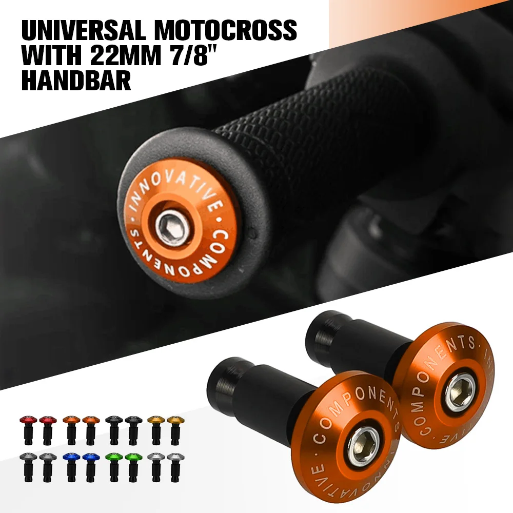 Motorcycle Handlebar Grips Handle Bar Ends Plug Slider For 125 200 250 300 350 450 500 EXC EXCF XC XCF XCW SX SXF TPI SIX DAYS