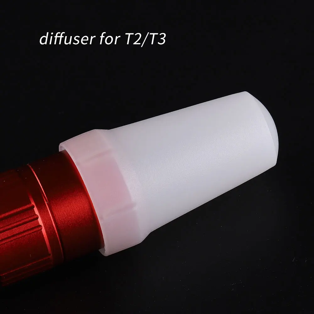 White Diffuser for Convoy T2 T3 Flashlight Torch Flash Light Diffuser