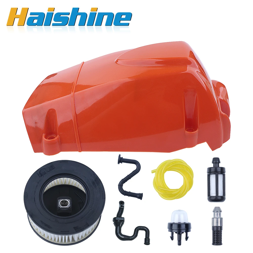 Superior do Cilindro de ar Filtro Capa Mortalha para Stihl Ms251 ms 251 Linha Filtro Óleo Combustível Motosserra Peças Reposição