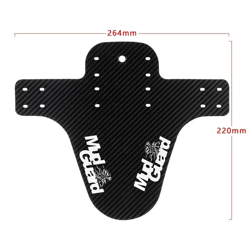 Colorful Bike Fenders MTB Road Front Rear Mudguard Mountain Bike Fender Carbon Fiber Cycling Fixing Accessories