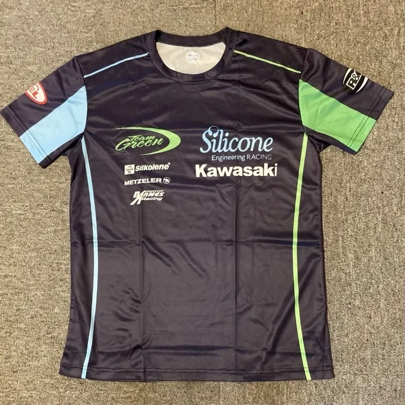 

Kawasaki Racing Team Quick Dry T-shirts, Off-Road Racing Jerseys, Unisex Summer Motorcycle T-shirts, Cool and Fashionable Gifts