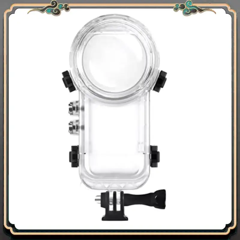 Funda impermeable para cámara de acción confiable para Insta360x4, funda de buceo totalmente sigilosa, funda protectora impermeable de 360 grados y 50M