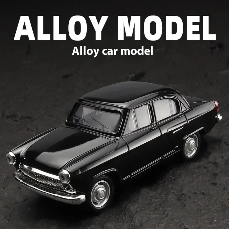 1:43 Volga GAZ-21 Classic Vehicle Alloy Car Model Diecast Metal Toy Car Model Simulation Miniature Collection Kids Gifts For Boy