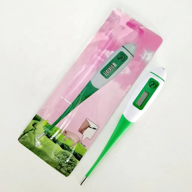 Animal Digital Rectal Thermometer Portable Veterinary Temperature Detector For Farm Pets Livestock