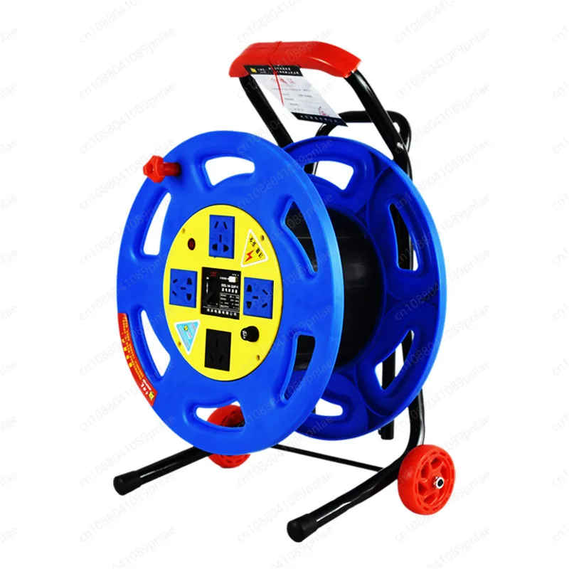 

Electrician Construction Mobile Cable Reel Portable Wire Storage Cord Organizer