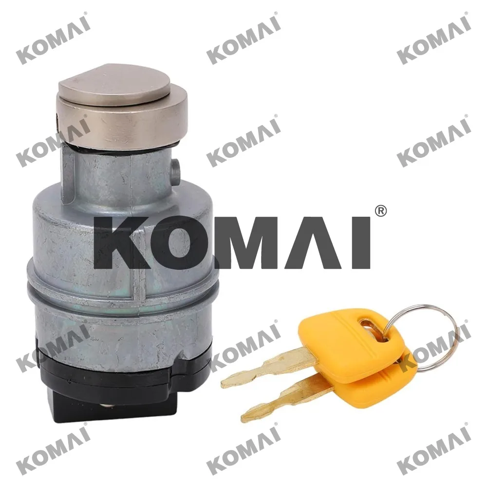 

XOJOX Excavator Ignition Start Switch Red Copper Starter Robust Switch for KOBELCO SK 8