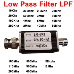 LPF 100K~1Ghz Low Pass Filter BNC Radio RF POWER Amplifier Shortwave FM SW VHF UHF Walkie Talkie Signal Processing Communication
