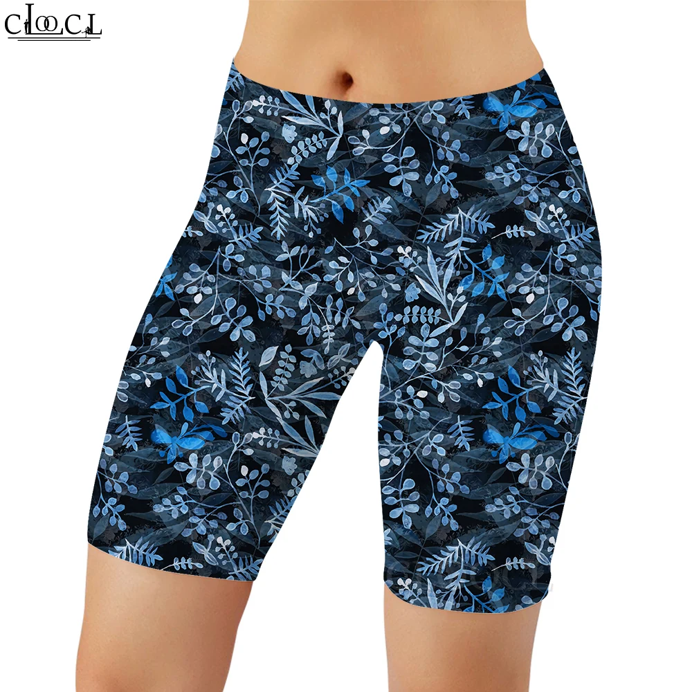 CLOOCL New Fashion Women Legging Retro Weed Pattern 3D Printed Shorts for Female Gym Workout Jogging Fitness Leggings