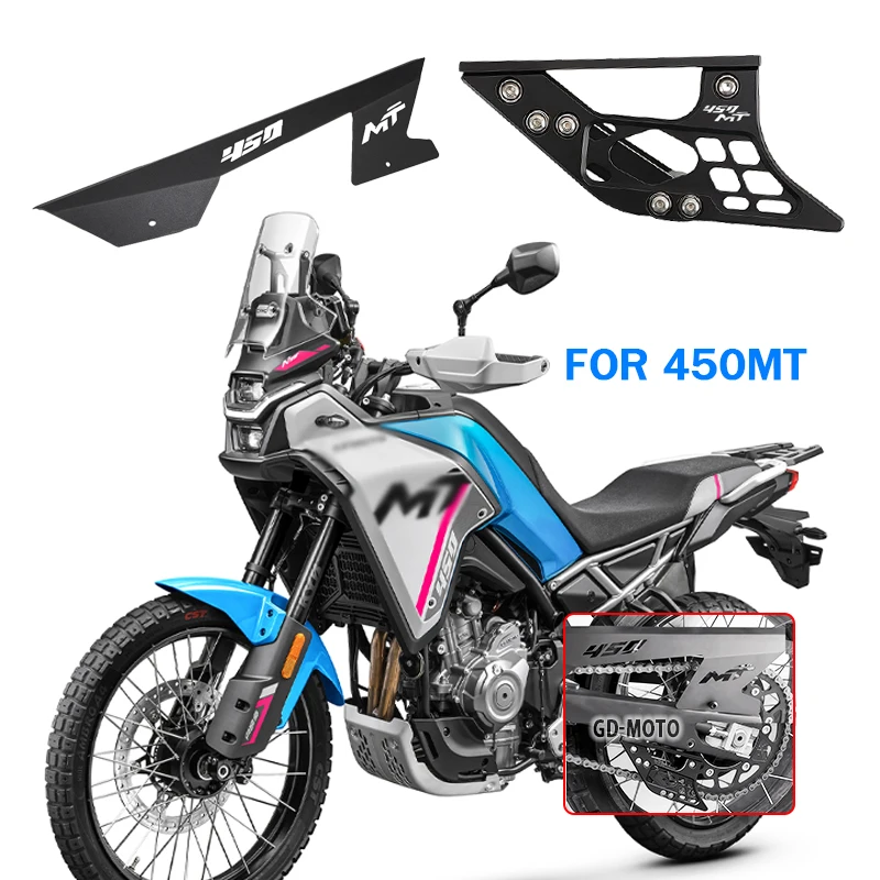450MT Motorcycle Accessories Chain Cover For CFMOTO CF 450 MT MT450 Chain Swingarm Guide Slider Roller Guard Chain Protect Cover