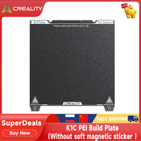 Creality K1C Smooth Build Plate Original PEI Sheet Print Platform Without Soft Magnetic Sticker for Ender-3 V3 SE/K1C 235x235mm