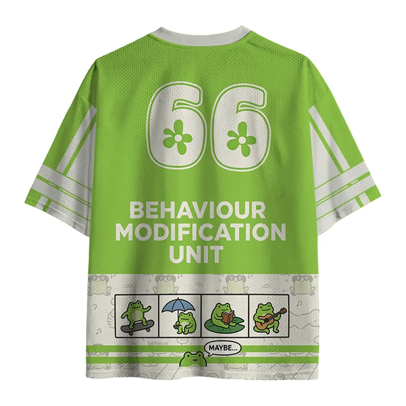 New Running Sports T-shirt,Fast Drying Sports Short Sleeves,Upgraded Fabric, Mesh Knitted Fabric, Fun Frog Breathable Sportswear