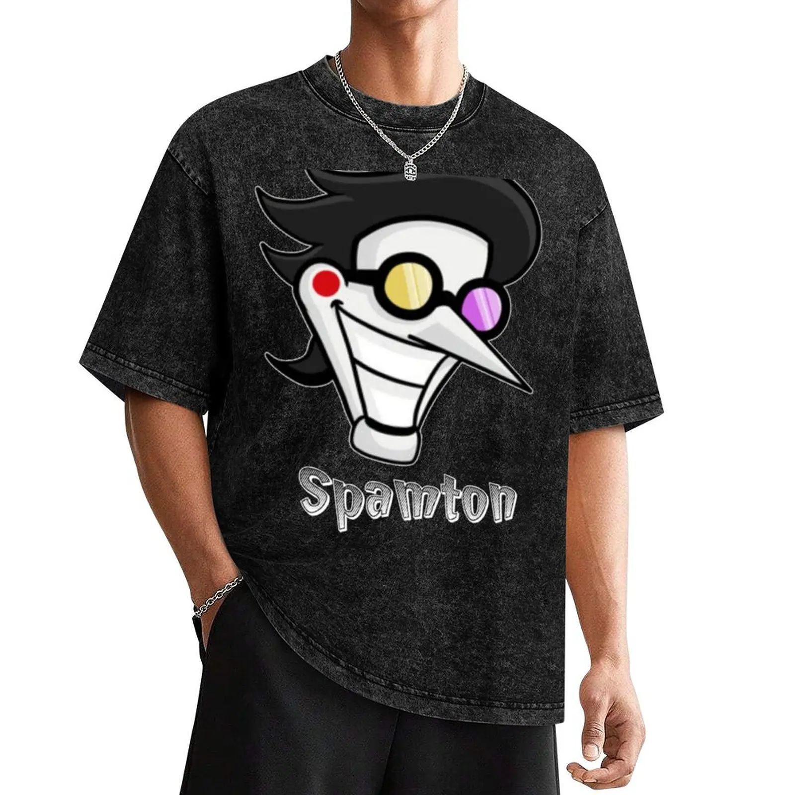 

Deltarune Spamton T-Shirt aesthetic clothes rapper graphic tees men tshirt