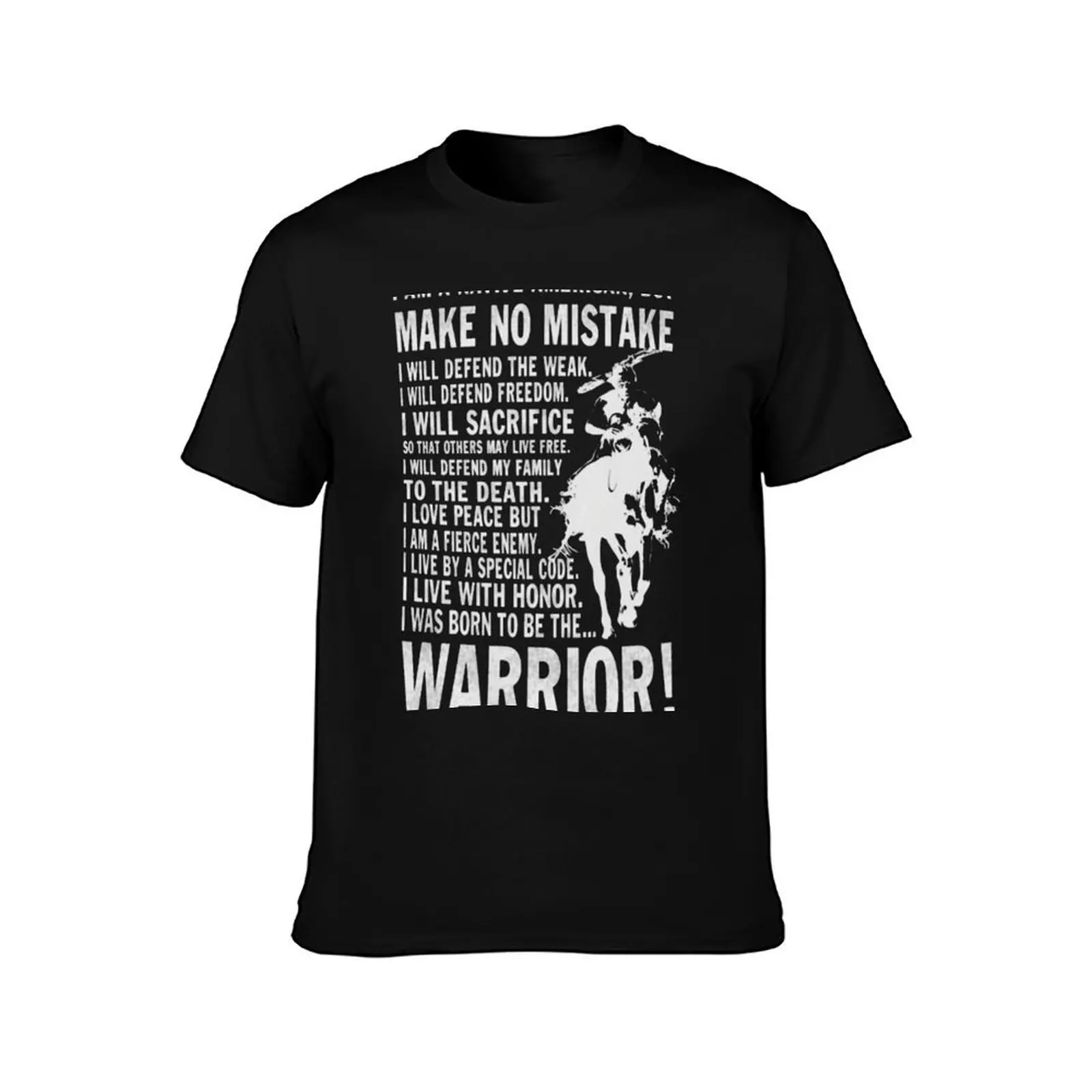 I AM A NATIVE AMERICAN T-Shirt Basic Short Sleeve Cotton Blend T-Shirt