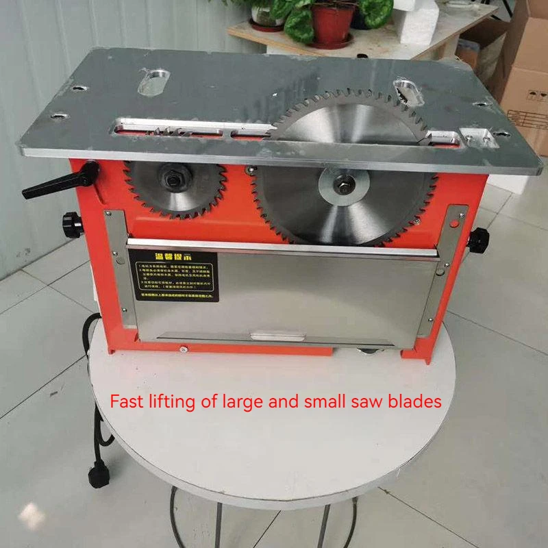 Electric Dust-Free Composite Wood Sliding Table Saw Multifunctional Integrated Precision Woodworking Cut Saw Fast Lift Miter