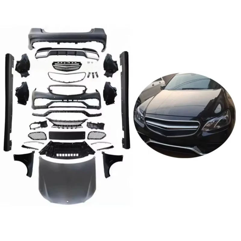 High Quality E63 Style Body Kit For E Class W212 Exterior Classic Upgrade Tuning Parts