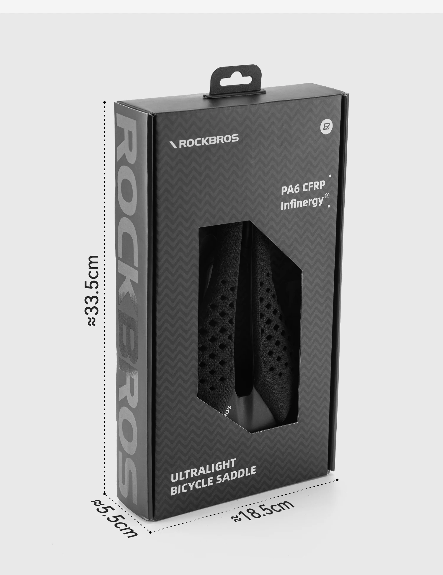 ROCKBROS Carbonfaser-Fahrradsattel Leichter Hohler Atmungsaktiver Fahrradsitz Regenfester MTB Rennrad Faltrad Fahrradsattel – Detail 17