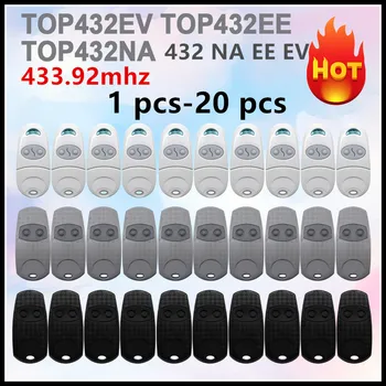 1-20ชิ้นสำหรับ CAME TOP432EE TOP432NA ประตูโรงรถ TOP432EV รีโมทคอนโทรลเครื่องทำซ้ำกุญแจประตูไฟฟ้า433.92MHz รหัสคงที่