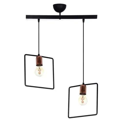 Gzhome Summer 2gang Black Copper Chandelier