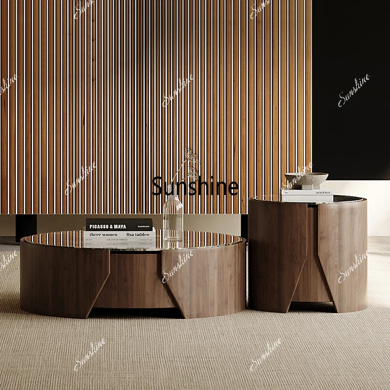 

YGlamour Simple Coffee Table Minimalist Decor Luxury Unique Coffee Table Effect Modern Armoires De Salon Living Room Furniture