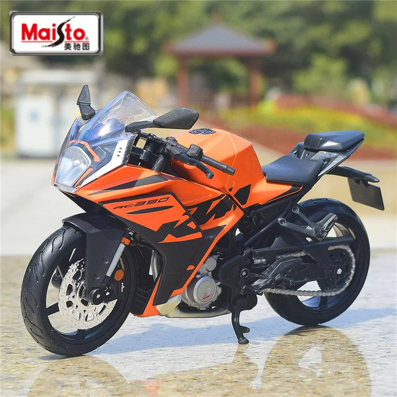 

Bburago 1:12 KTM RC 390 Alloy Racing Motorcycle Model Diecast Metal Street Cross-country Sports Motorcycle Model Childrens Gifts