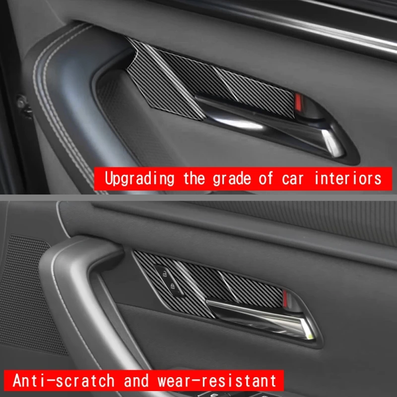 L/RHD لمازدا CX-60 CX60 CX-80 CX80 CX-90 CX90 2022 2023 2024 2025 ABS مقبض الباب الداخلي غطاء وعاء الباب يغطي الملحقات #6