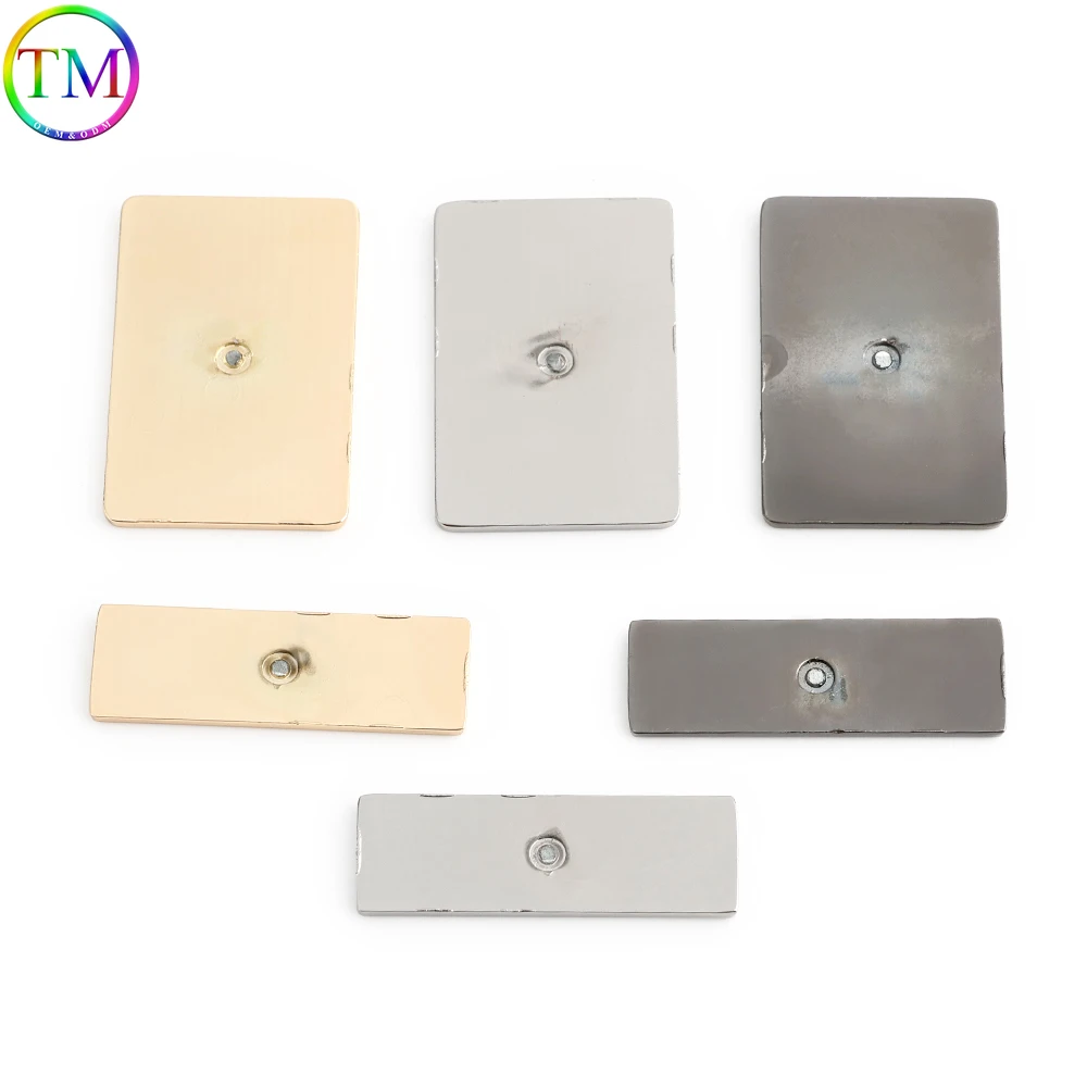 50-100 قطعة 36x12 مللي متر 36x24 مللي متر النقش بالليزر اسم شارة لوحة تسمية معدنية إصلاح بواسطة لاصق للحقائب صندوق البريد معرف لوحة اسم الباب العلامات #2