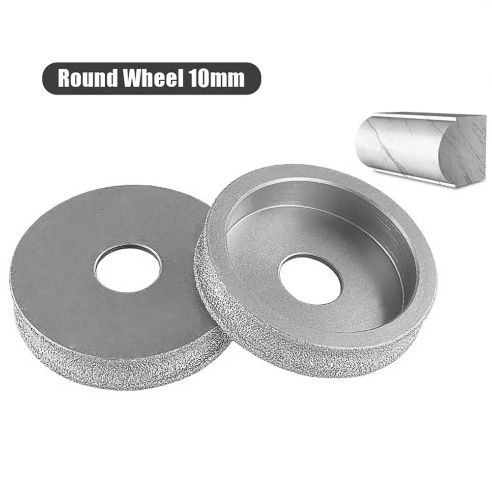 

3inch Grinding Wheel Demi-bullnose Grinding Wheel For Decoration Precise Grinding Wear-resistant Brazed Diamond