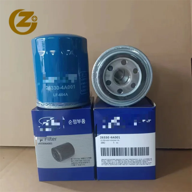 

26330-4A001 Factory Wholesale High Performance Spare Parts Diesel Engine Oil Filter 26330-4A001 for Hyundai/Kia
