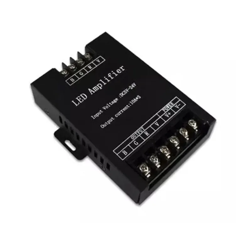 360W LED Strip RGB Controller | 5V-24V Power Amplifier | 12V 30A Signal Booster Repeater | for LED Lights