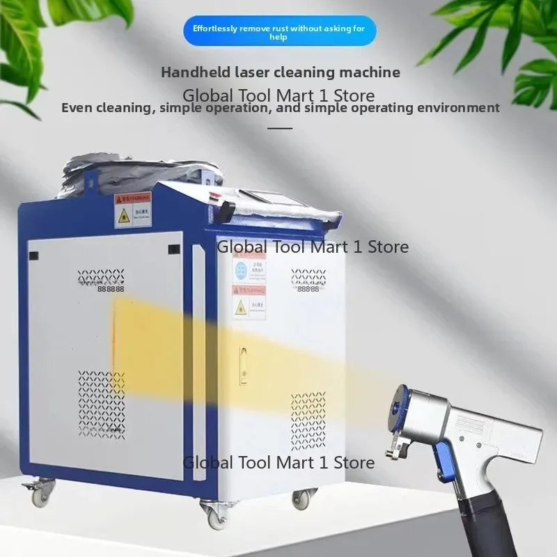 3000W Continuous Fiber Laser Cleaning Machine Handheld Porta-ble Remover For Ship Oxide Scale Rust Removal