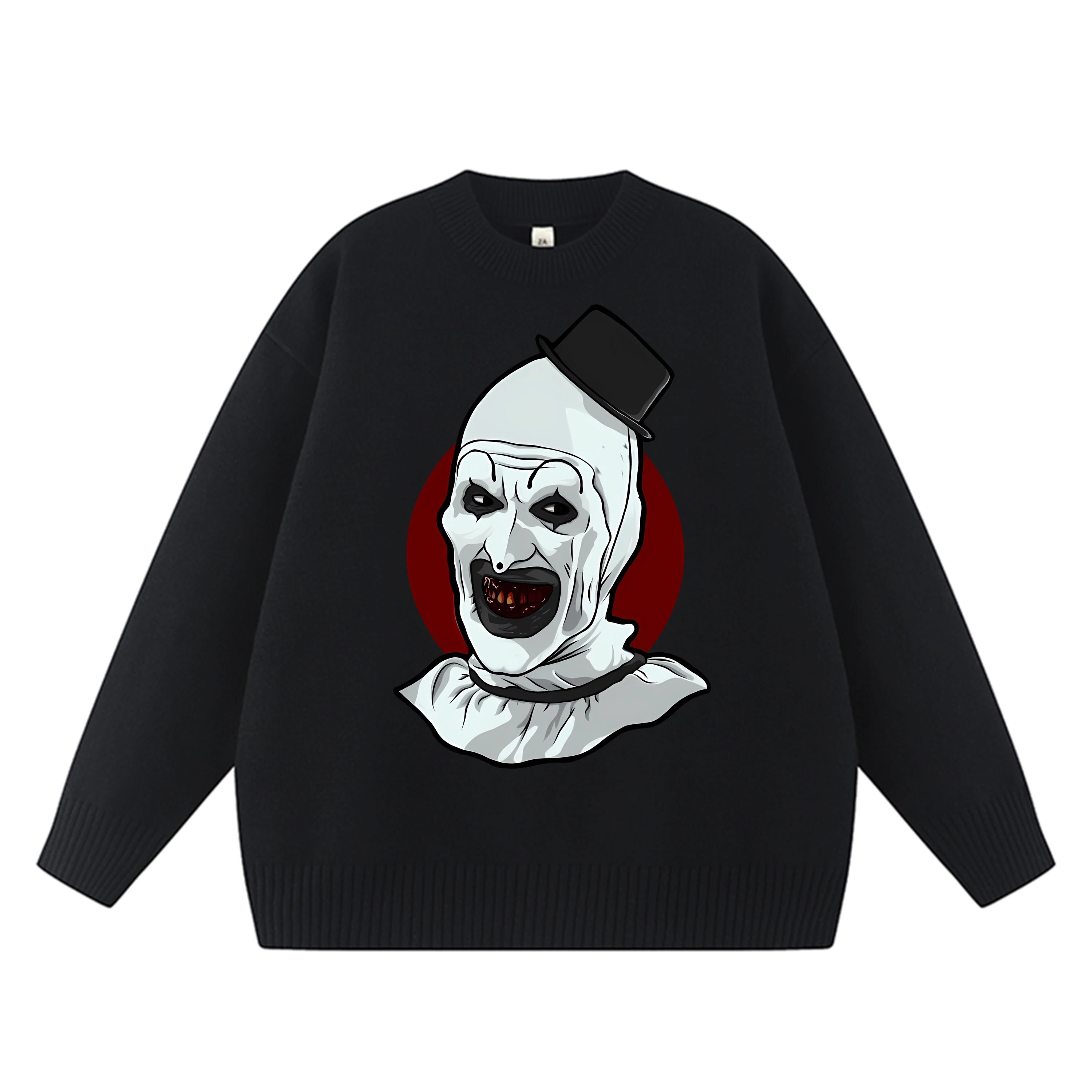 Art Crispies Terror Clown Warm Sweater Men's and Women's Wear