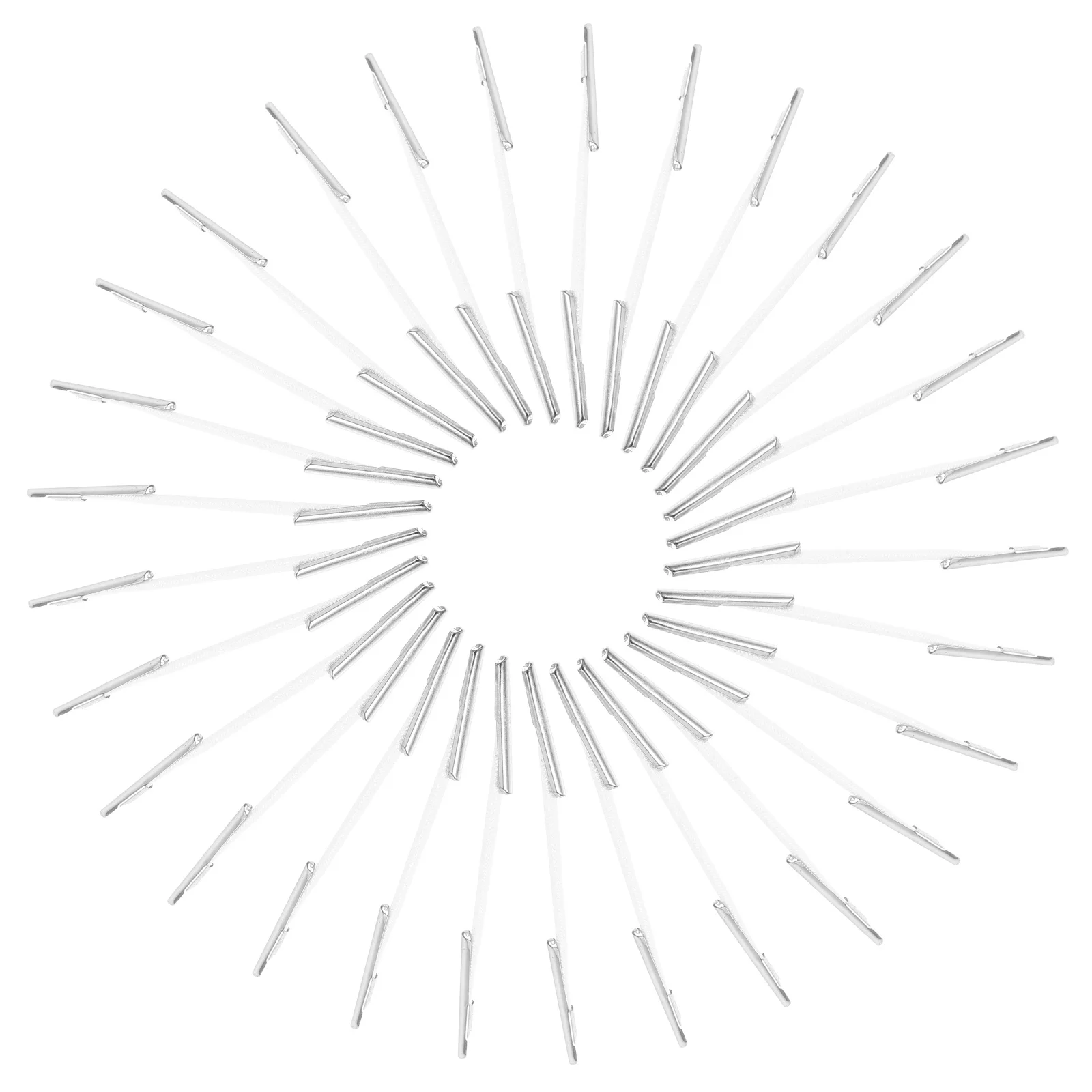 

100pcs Elastic Barbed Cords With Metal Ends For Book Binding Sewing Craft Projects Stretch String Adjustable Strap Cord Band