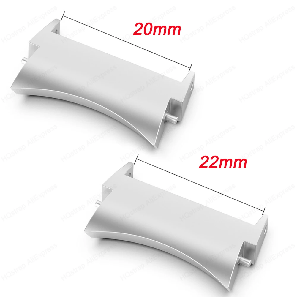 Quick Fit Connector for Samsung Galaxy Watch 6 Classic 47mm 43mm Metal Adapter for Samsung Galaxy Watch 6 5 4 40 44mm Pro 2pcs