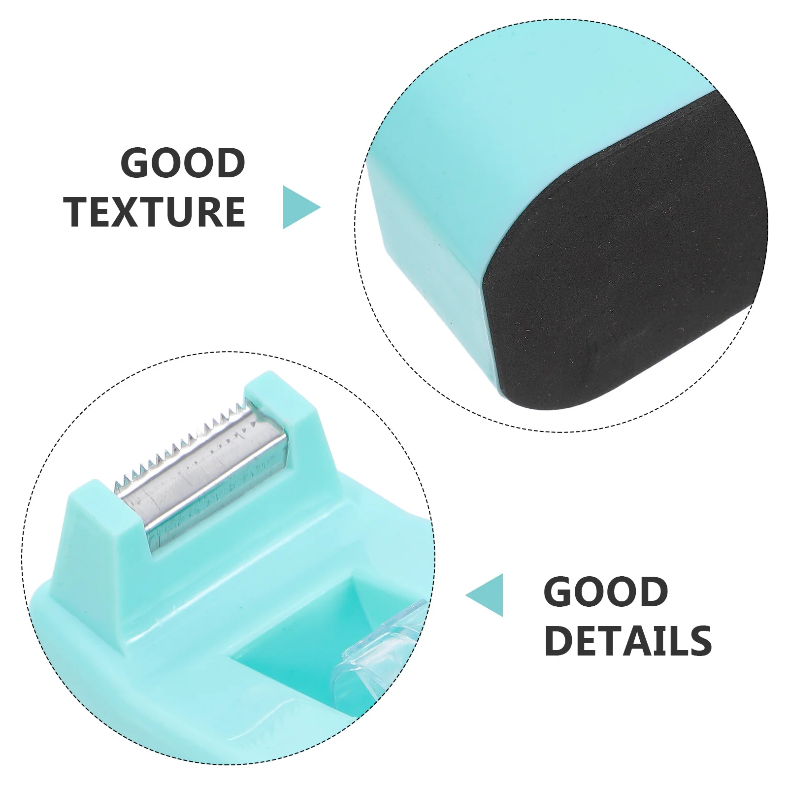 موزع قاطع سطح المكتب البلاستيكي الصغير للمكتب المنزلي، شفرة حادة قوية لتوفير المساحة، حامل شريط عملي للمكتب #3