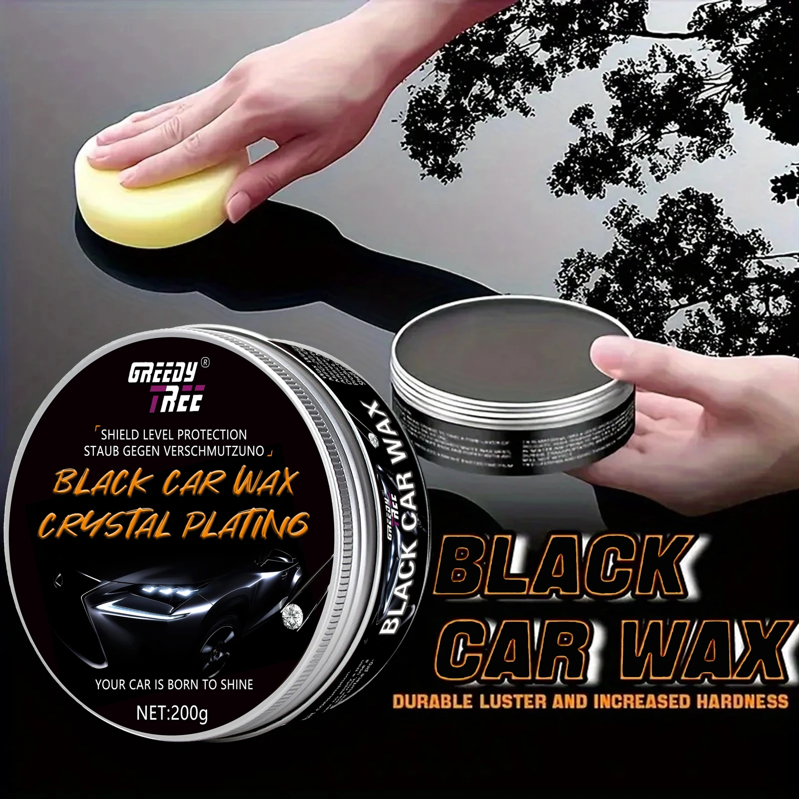 

Автомобильный воск Jet Black — нанопокрытие для темной краски, гидрофобной защиты и зеркальной отделки
