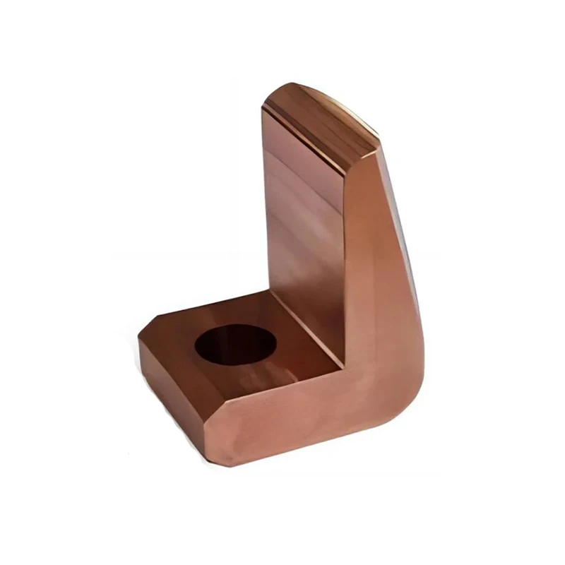 CNC custom machining copper/red copper precision industrial support seat special-shaped connecting seat
