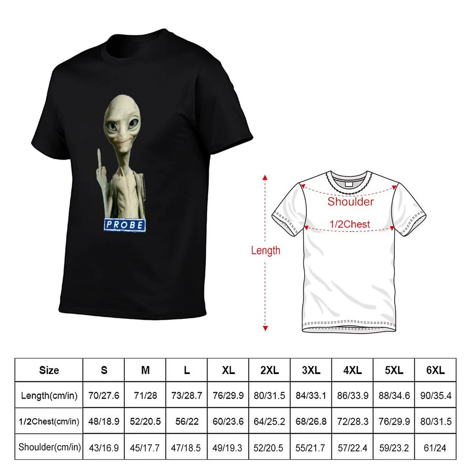 Alien Paul With Text High Quality T-Shirt Anti-Pilling Casual T-Shirt