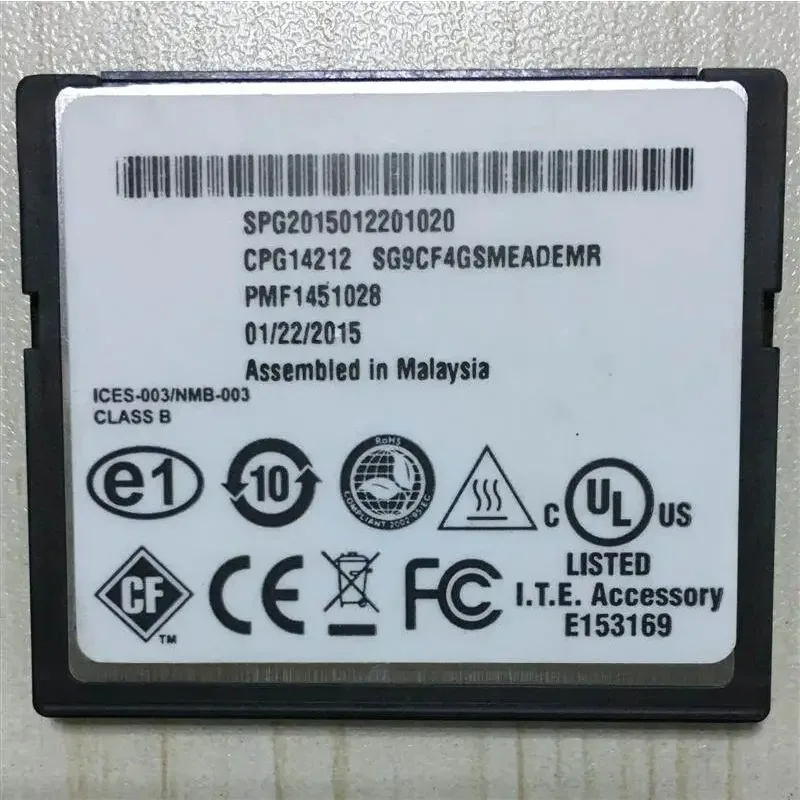Industrial Control CNC System Machine Memory Card - 2PCS 4G (4GB) CF Type