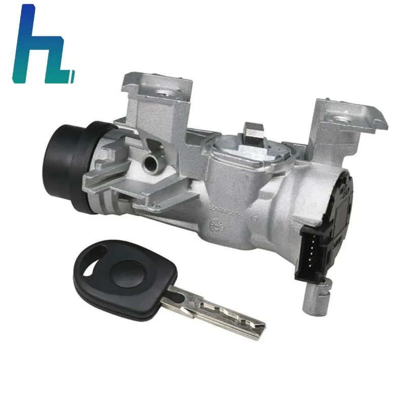 

1K0905851B Ignition Switch With Lock Cylinder Key Complete Neiman With Lock and Connector for VW Golf 5 6 7 V Vi Vii -1K0953527A
