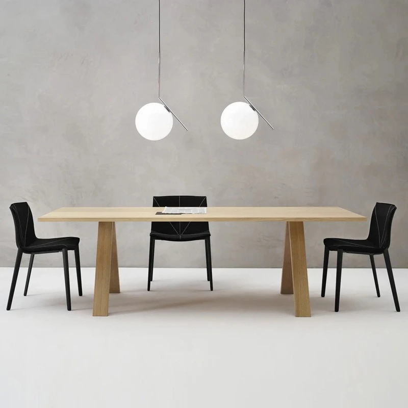 Italian minimalist table modern minimalist rectangular dining table home bathroom