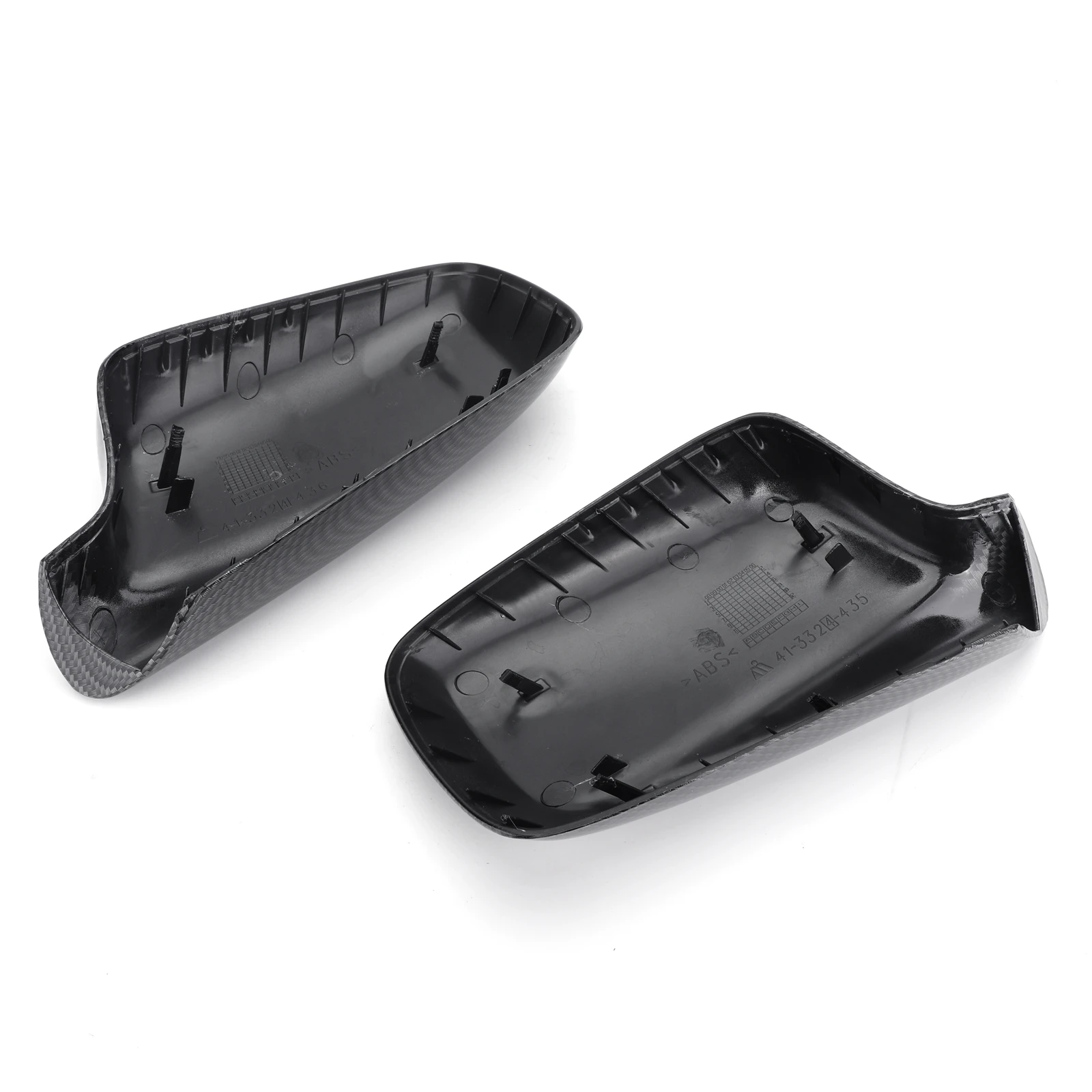 Pair Rearview Mirror Cover Cap for BMW 3 Series E46 Coupe Cabrio 7 Series E65 E66 745i 750i 51167074236+51167074235