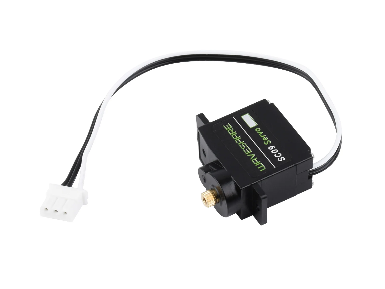 Waveshare 2.3kg Dual-axis Serial Bus Servo, Two-way Feedback, Servo/Motor Mode Switchable, Compact Size, 300° Rotation Angle