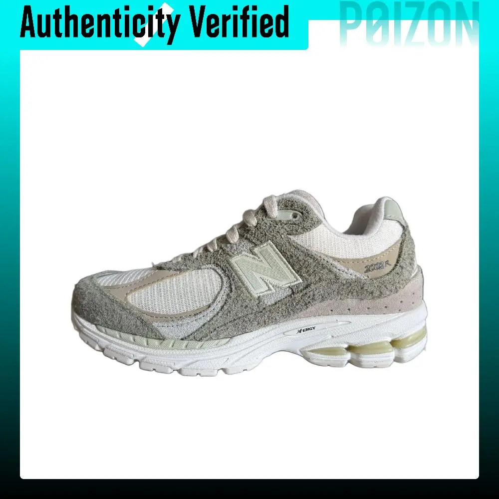 New Balance NB 2002R Low top Casual Running Shoes Unisex White Green Wide Fit M2002RCO