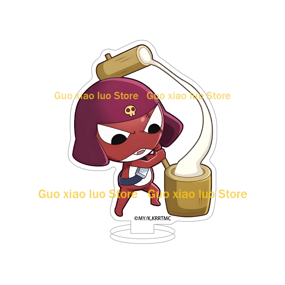 New Keroro Kururu Giroro Hinata Natsumi Tamama  Dororo Azumaya Koyuki Chibi Anime Figure Acrylic stand keychain