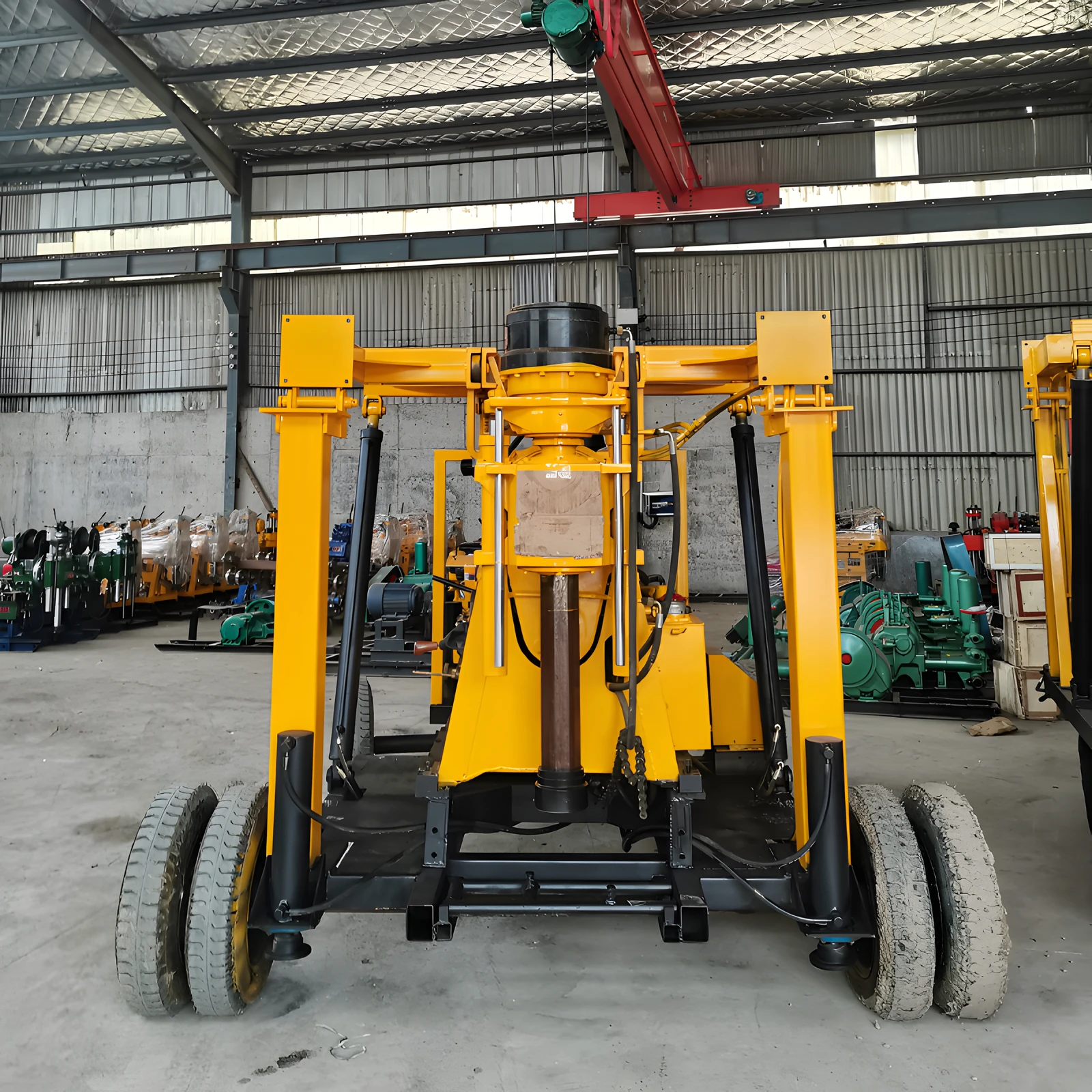 Cheap Small Full Hydraulic 100m Well Mining Exploration Core Drilling Rig For Sale