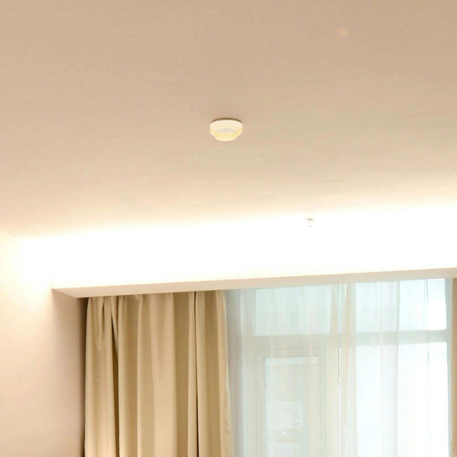 2pcs Smoke Protective Cover Dust Paint Commercial Plastic Kitchen Alarm Cap Fits Most Standard Detectors Prevent False